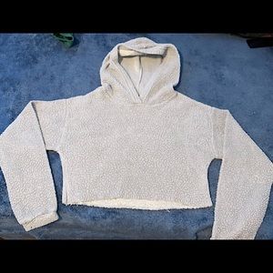 Furry crop top from SHEIN